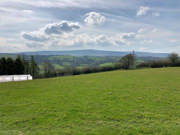 View from the glamping field