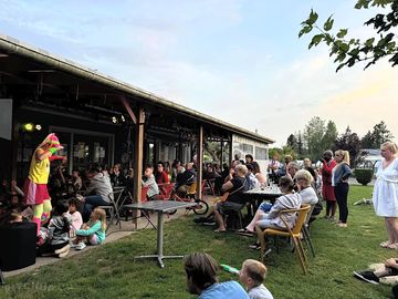 Evening fun at the bar terrace