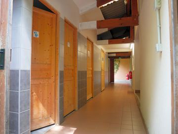 Toilet block