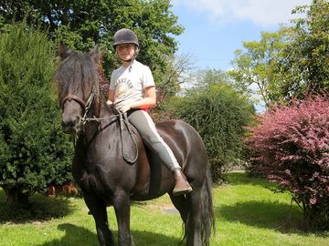 Horse riding in the grounds
