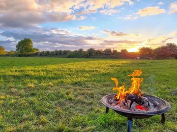 A beautiful evening on site