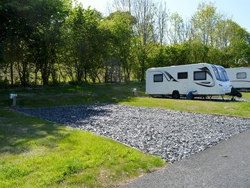 Fully serviced hardstanding pitch