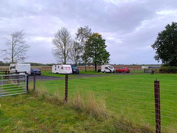 The hardstanding pitches
