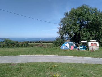 Pitch by the sea
