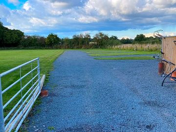 Entrance to the touring field