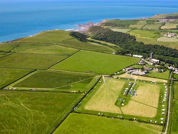 Aerial view of site