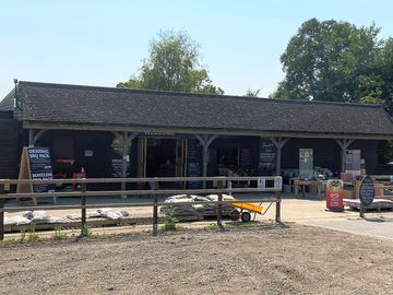 Reception and shop