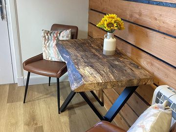 Indoor seating area