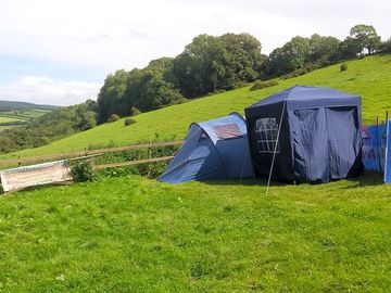 View looking eastwards from the campsite