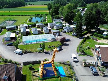 Aerial view of the site