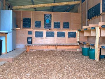 Recycling and fridge