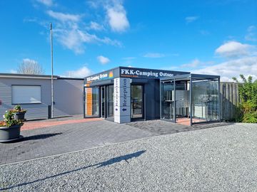 Reception area with friendly staff and plenty of information