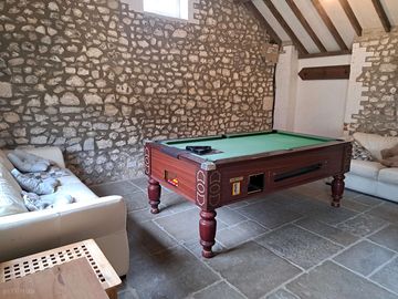 The bunk house pool table & board games