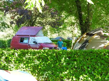 Spacious and shaded location