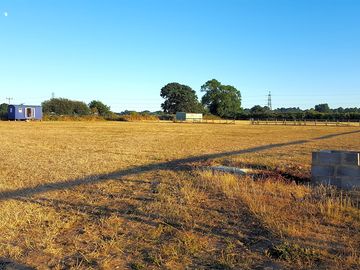 Sunny day on site