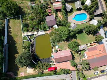Aerial view of the site