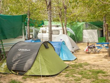 Tent up
