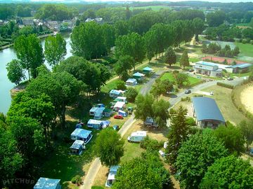 Aerial shot of the pitches