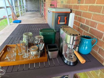 Complimentary coffee