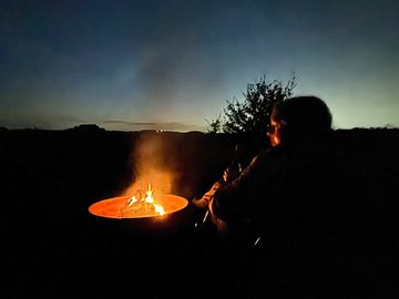 Campfires permitted and wood available for purchase.