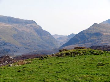 View from the camping field