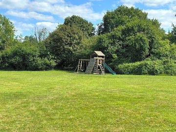 Camping field and playground