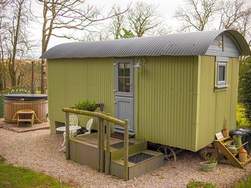 Shepherd's hut exterior