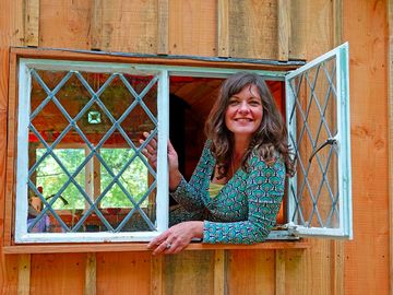 Peaceful shepherd's hut