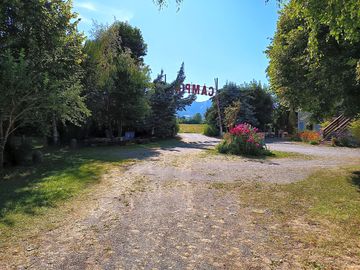 Entrance to the site
