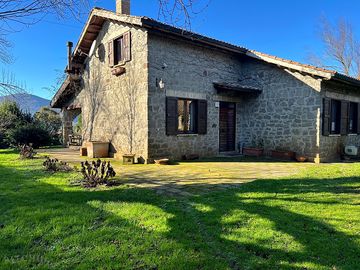 Outside the villa
