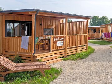 Front of the caravan