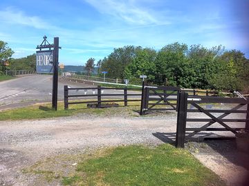 Entrance to the site