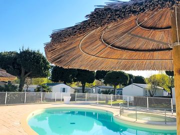 Quiet campsite with heated swimming pool from may to mid september