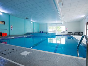 The indoor swimming pool