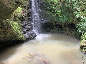 Waterfall on the river