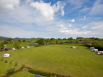 Aerial view of the site