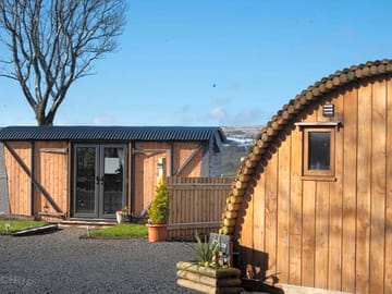 Wooden huts