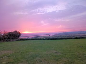 Sunset from the park