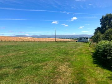 Views to Cross Fell and Great Dun Fell on a sunny day