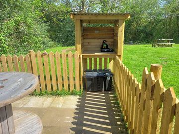 Outside cooking area
