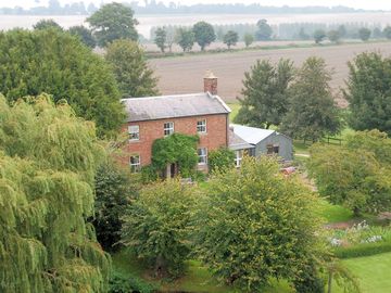 Looking across the farm