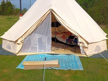 Front of the bell tent