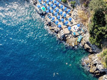 Beach seen from above