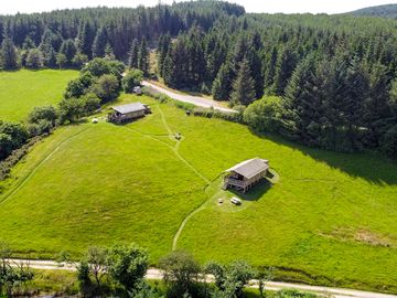 Aerial view of site