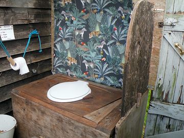 The compost loo got a makeover