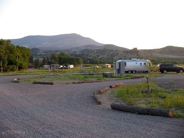 The site in the evening