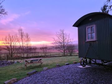 Sunrise from the shepherd's hut