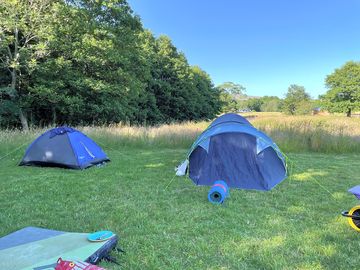 Tents on our pitch