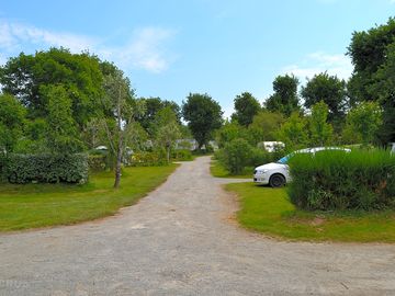 View of the spacious pitches