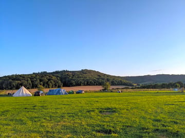 Campsite in the evening